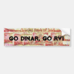GO Dinar, Go RV! Iraqi Dinar bumper stickers