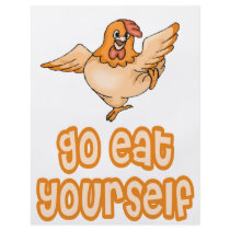 Go Eat Yourself Chicken flyers by ColorShow Go Eat Yourself Chicken flyers