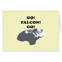 Go Falcon Go Greeting Cards