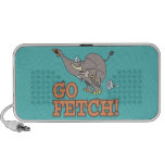 go fetch funny elephant cartoon travel speakers