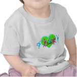 go figure skate blue & pink skaters tshirts