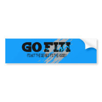 Go Fiji Bumper Sticker bumper stickers by attic_printing2009 Go Fiji Bumper Sticker bumper stickers