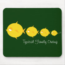 Go Fish_Bubbles The Blowfish_Family Outing mousepads
