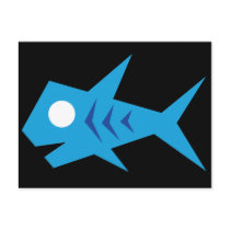 Go Fish_Fish-o-Saurus postcards