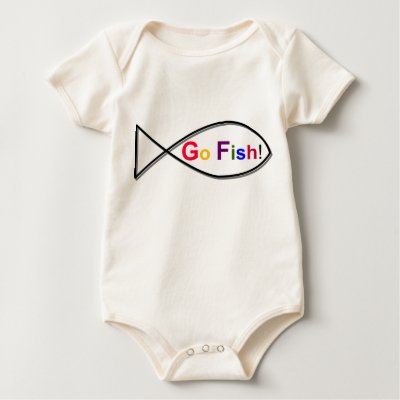Go Fish Organic  Tee Shirts by HisdayDesigns