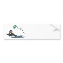 "Go Fish" Penguin Bumper Stickers