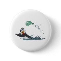 "Go Fish" Penguin Buttons