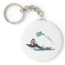 "Go Fish" Penguin Keychains