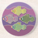 Go Fish Purple Coaster
