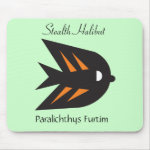 Go Fish_Stealth Halibut Parlichthys Furtim mousepad