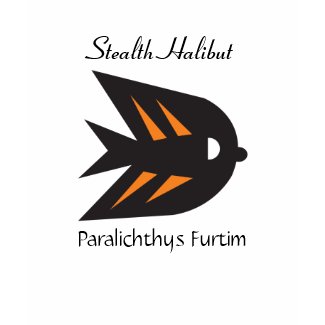 Go Fish_Stealth Halibut Parlichthys Furtim shirt