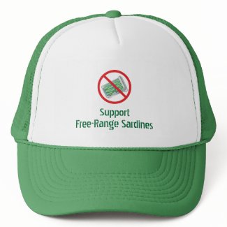 Go Fish_Support Free-Range Sardines hat