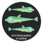 Go Fish_Un-O-Fishal Product of Sardinia stickers