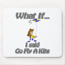 Go fly a kite mouse pads