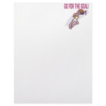 Go For The Goal Letterhead Template