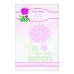 Go for the Green Personalized Stationery