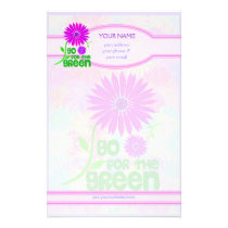 Go for the Green Personalized Stationery