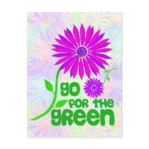 Go for the Green Postcard
