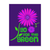 Go for the Green Postcard