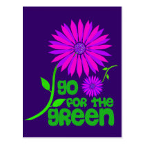 Go for the Green Postcard