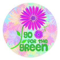 Go for the Green Stickers