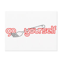 Go Fork Yourself Post Card