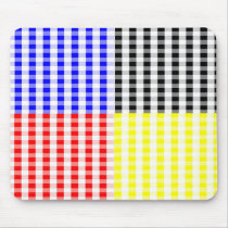 Go Gingham mousepads