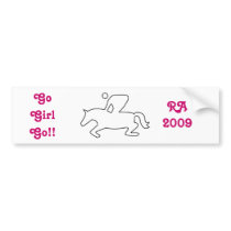 Go Girl Go!! bumper stickers by SweetRascal Go Girl Go!! bumper stickers