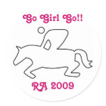Go Girl Go!! stickers
