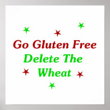 Go Gluten Free: Delete The Wheat Print