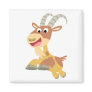 Go Goat!! (cute cartoon goat) Magnet