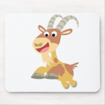Go Goat!! (cute cartoon goat) Mousepad by Lioness_Graphics Go Goat!! (cute cartoon goat) Mousepad