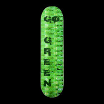 Go Green Abstract skateboards