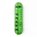 Go Green Abstract skateboards