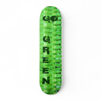 Go Green Abstract skateboards