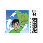 Go Green and Recycle postage