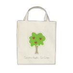 Go Green. Apple Grocery Bag