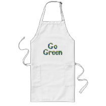 Go Green Apron by atteestude Go Green Apron