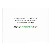 Go Green Bay Postcards
