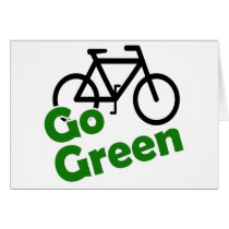 go green bicycle cards by shopaholicchick go green bicycle cards