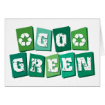 Go Green Blocks cards