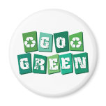 Go Green Blocks Refrigerator Magnets