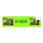 GO GREEN! BUMPER STICKERS