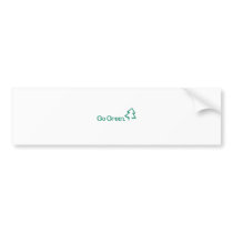 Go Green Bumper Stickers