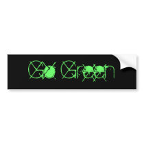 Go Green bumper stickers