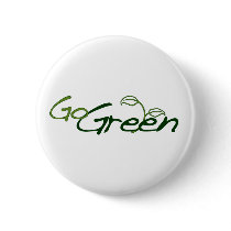 Go Green buttons by worldsfair Go Green buttons