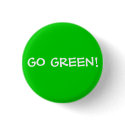GO GREEN! buttons by drewamorrison GO GREEN! buttons