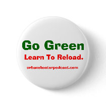 Go Green Button by KennBlanchard Go Green Button
