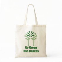 Go Green Canvas Bag
