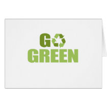 Go Green Greeting Cards